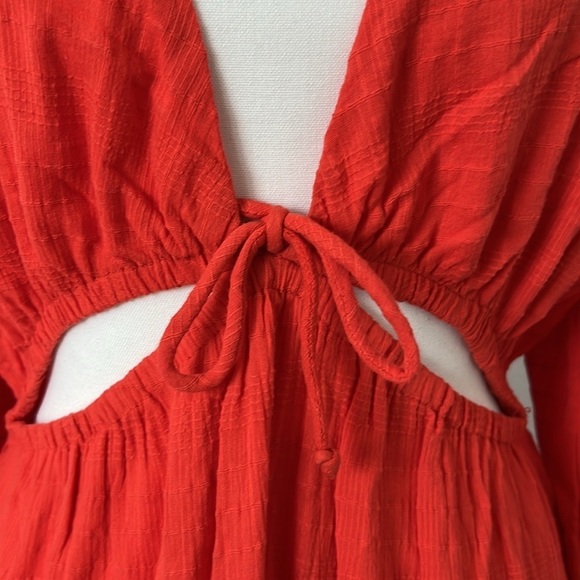 NWT LSpace Feelin' Fine Cotton Dress in Poppy Size XL - Picture 10 of 13